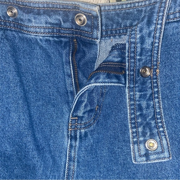 Sigrid Olsen Sport Denim Midi Pencil Skirt Size 4 - Picture 4 of 8